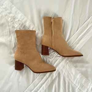 NEVER WORN OUTSIDE H&M Square Ankle Boots